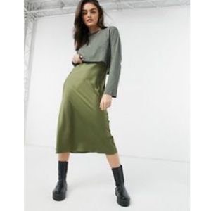 All saints 2 in 1 dress green dress